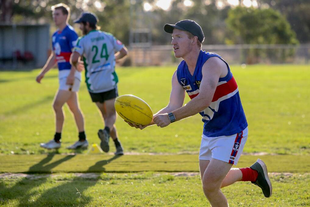 AT THE KENNEL: Paddy Mahony during a Panmure training session last year. Picture: Morgan Hancock 