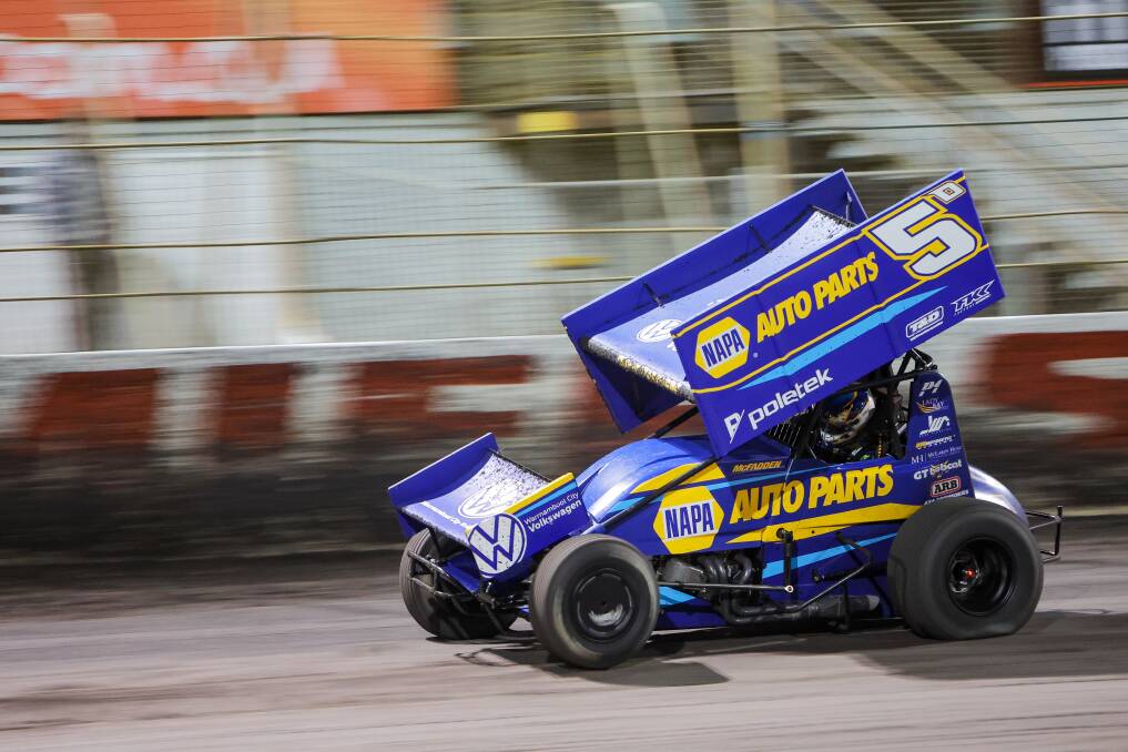 James McFadden is one of the world's best sprintcar drivers. Picture by Sean McKenna 