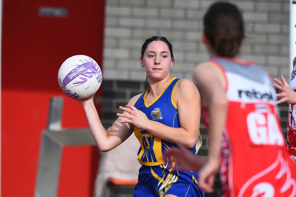 Matilda Pollard, pictured playing for Ballarat league club Sebastopol, will return to Camperdown in 2024. Picture by Kate Healy 