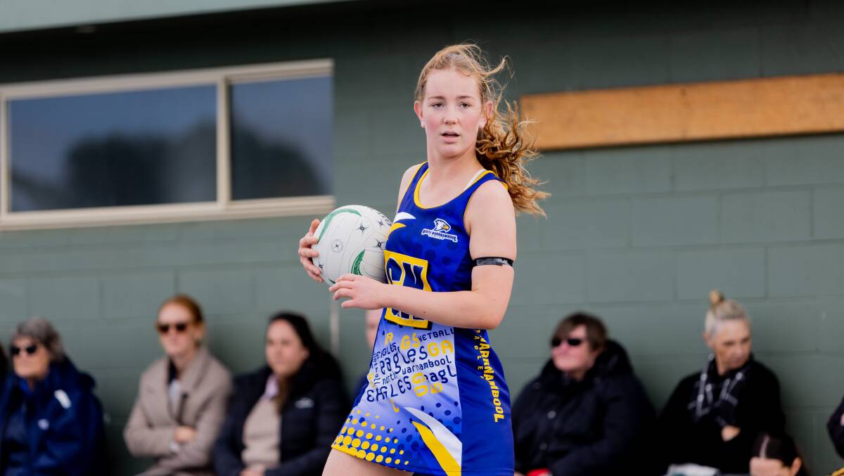 Matilda Sewell joined North Warrnambool Eagles from Koroit this season and has been a revelation. Picture by Anthony Brady 
