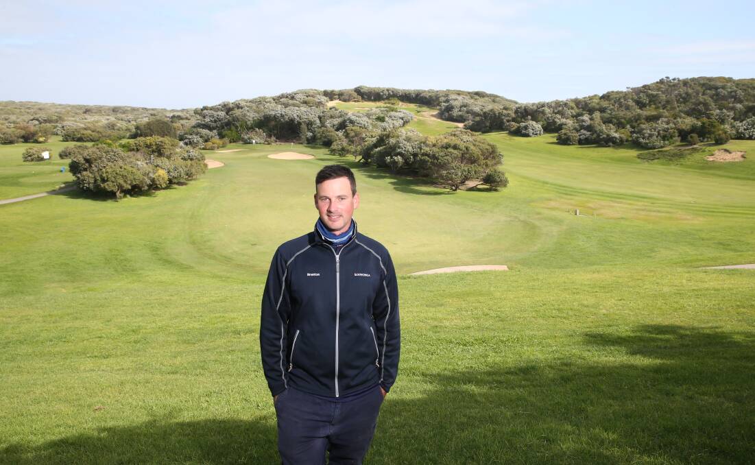 GREEN WITH ENVY: Superintendent Brenton Clarke is charged with making Warrnambool Golf Club's course an attraction for eager players. Picture: Mark Witte