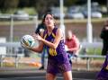 TAKING THE OPPORTUNITY: Tilly Balmer is settling into Hampden league open netball as a regular for Port Fairy. Pictures: Anthony Brady 