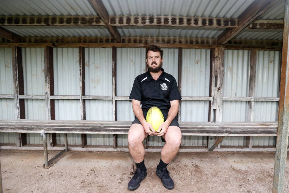 HELPING OUT: Luke Clarke is happy to play his part for Camperdown on the football field. Picture: Anthony Brady 