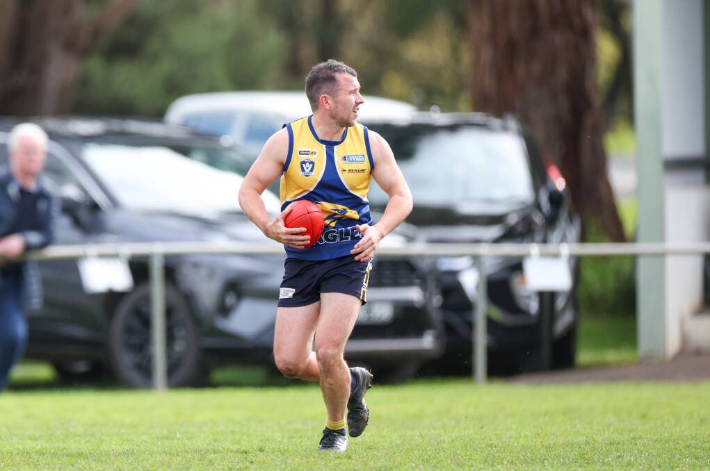 Jarryd Lewis is preparing for his fourth grand final for North Warrnambool Eagles. Picture by Eddie Guerrero 
