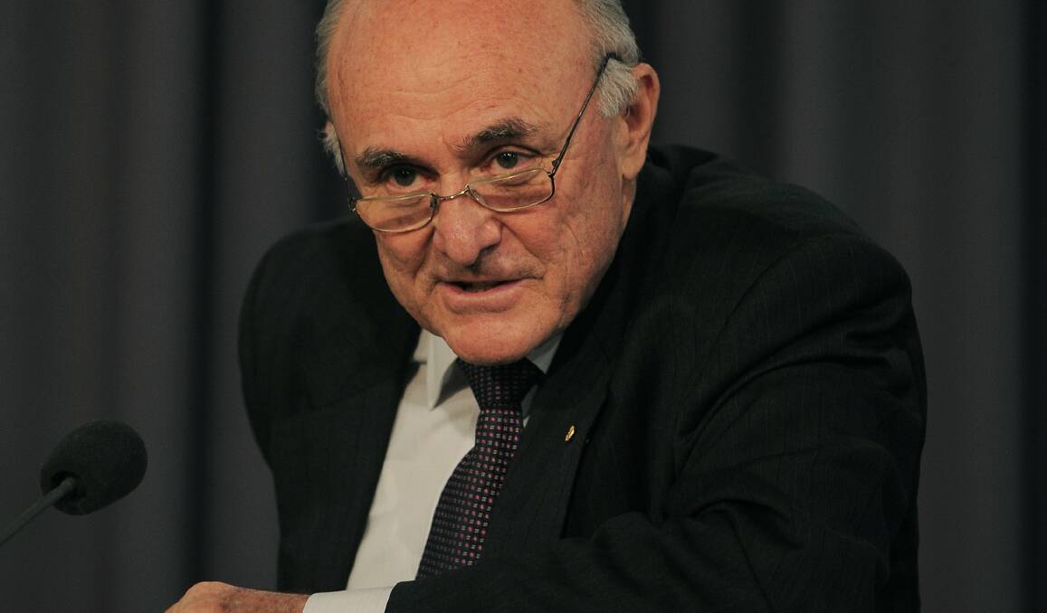 Former Australian Competition and Consumer Commission chair Professor Allan Fels. Picture by Andrew Sheargold