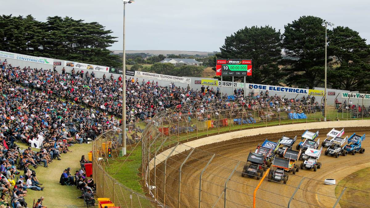 Fans flock to Mount Max to watch the Grand Annual Sprintcar Classic. Generic, stock, general. Picture: Morgan Hancock