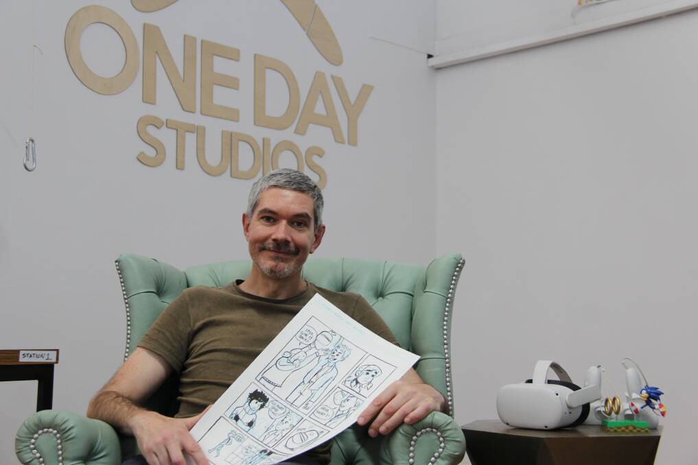 CREATIVITY: One Day Studios co-founder Gareth Colliton welcomes everyone to the open day series. Picture: Kimberley Price
