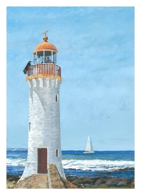 The Port Fairy lighthouse painted in 2009.