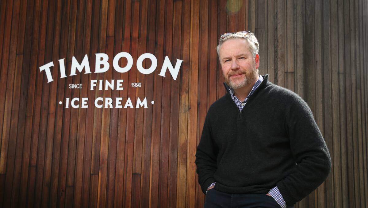 PATIENCE: Timboon Fine Ice Cream founder Tim Marwood was disheartened after reviewer accused the eatery of not caring about its customers by conforming to COVID-19 guidelines. Picture: Mark Witte