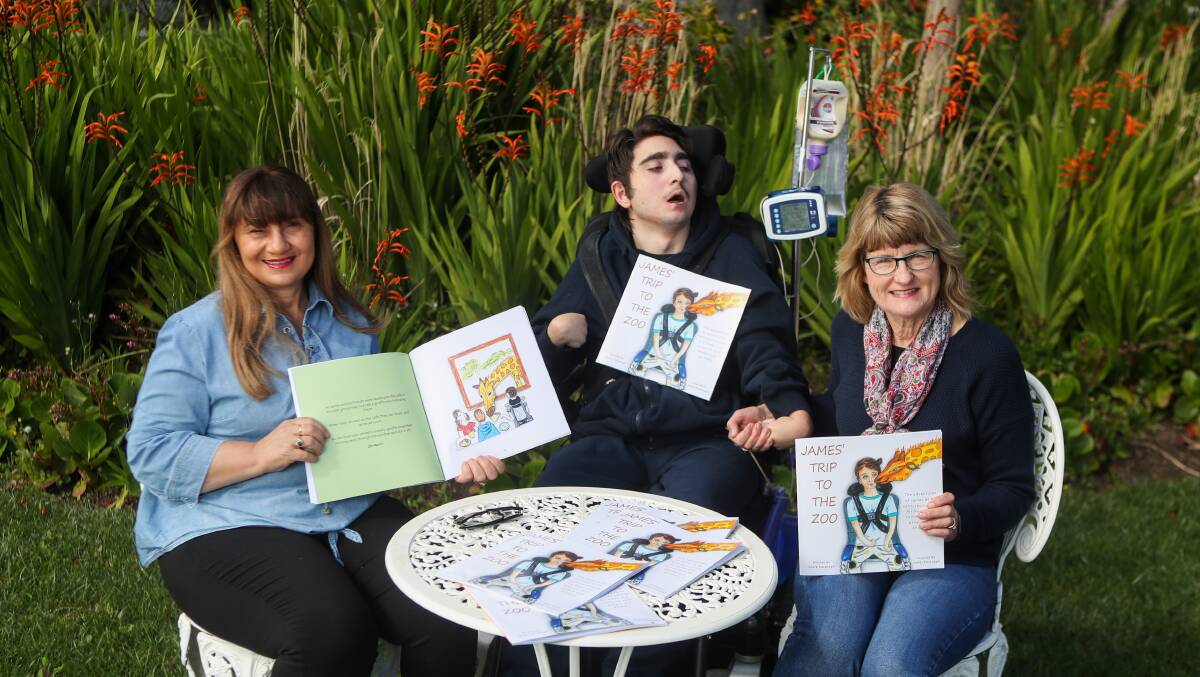 EDUCATE: Grace Kavanagh has published a beautiful children's book inspired by her son James and illustrated by her sister-in-law Kim Kavanagh. Picture: Morgan Hancock 