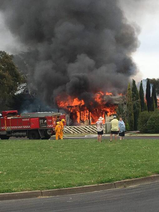 STOPPED: V/Line trains won't come to or leave from Warrnambool train station due to a house fire in Terang. 