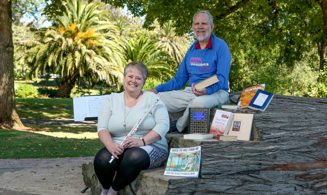 New event: Storytelling Festival organisers Liz Pinson and Phillip Liebelt. Picture: Chris Doheny