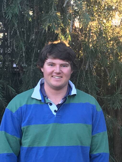 WOOLSTHORPE TO WAGGA WAGGA: Matthew Roach has been able to pursue tertiary education at Charles Sturt University thanks to a scholarship.