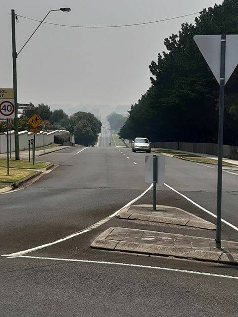SMOKE: Kara-Leigh Stocker captured this picture in Warrnambool on Tuesday afternoon.