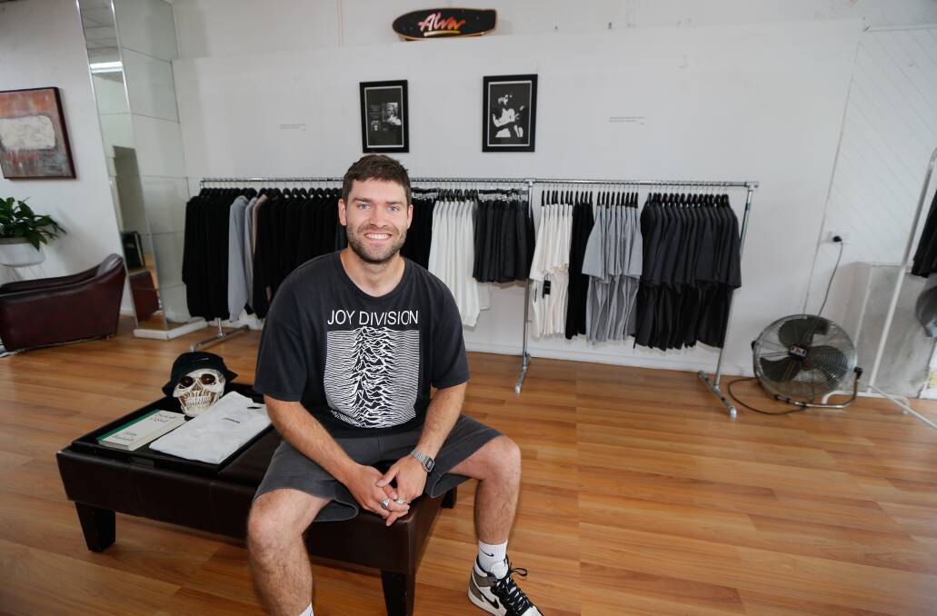 Pat Robinson has opened a new clothes shop in Liebig Street. Picture: Anthony Brady