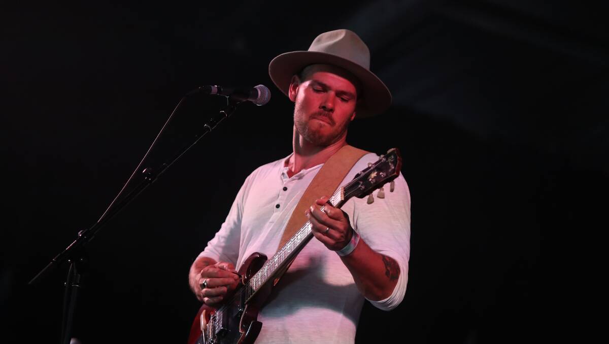 FOLKIE: Benny Walker performed at the 2020 Port Fairy Music Festival.