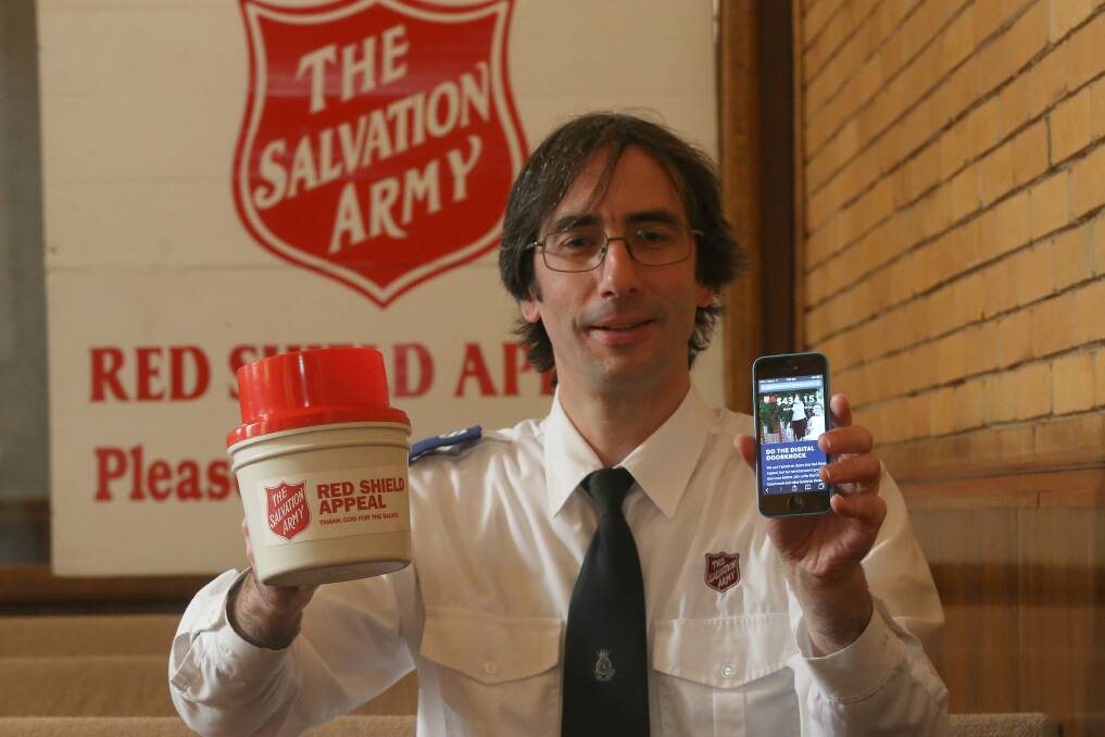 DIG DEEP: Salvation Army manager Chris Philpot is hoping the south-west community can dig deep for this year's digital Red Shield Appeal. Picture: Mark Witte