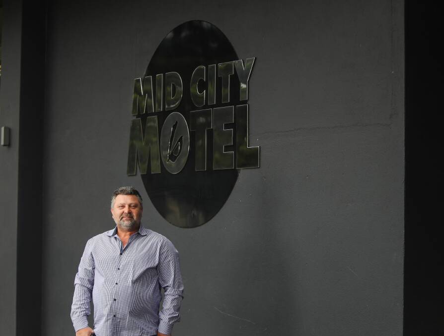 WELCOME: Gene Seabrook has opened his doors to the Mid City Motel exclusively for essential service workers. Picture: Morgan Hancock