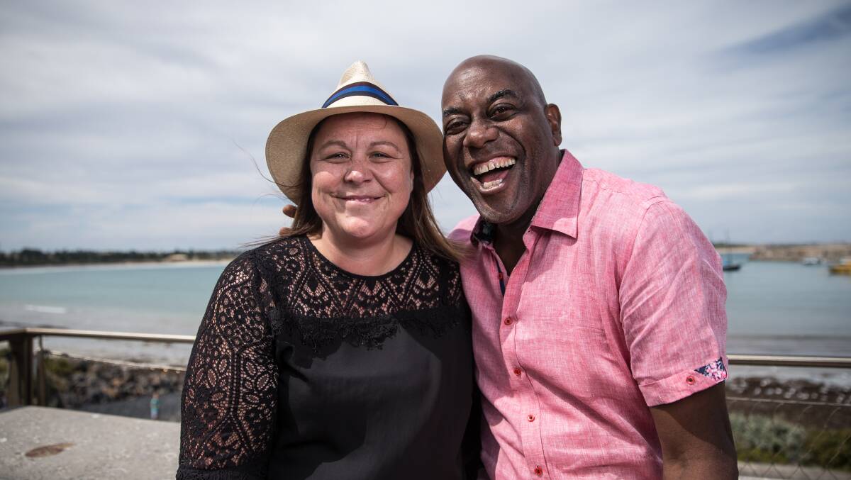 ONLINE: Tania Ferris is taking the Fresh Market Warrnambool online this weekend. Celebrity chef Ainsley Harriott featured at the market last year. 