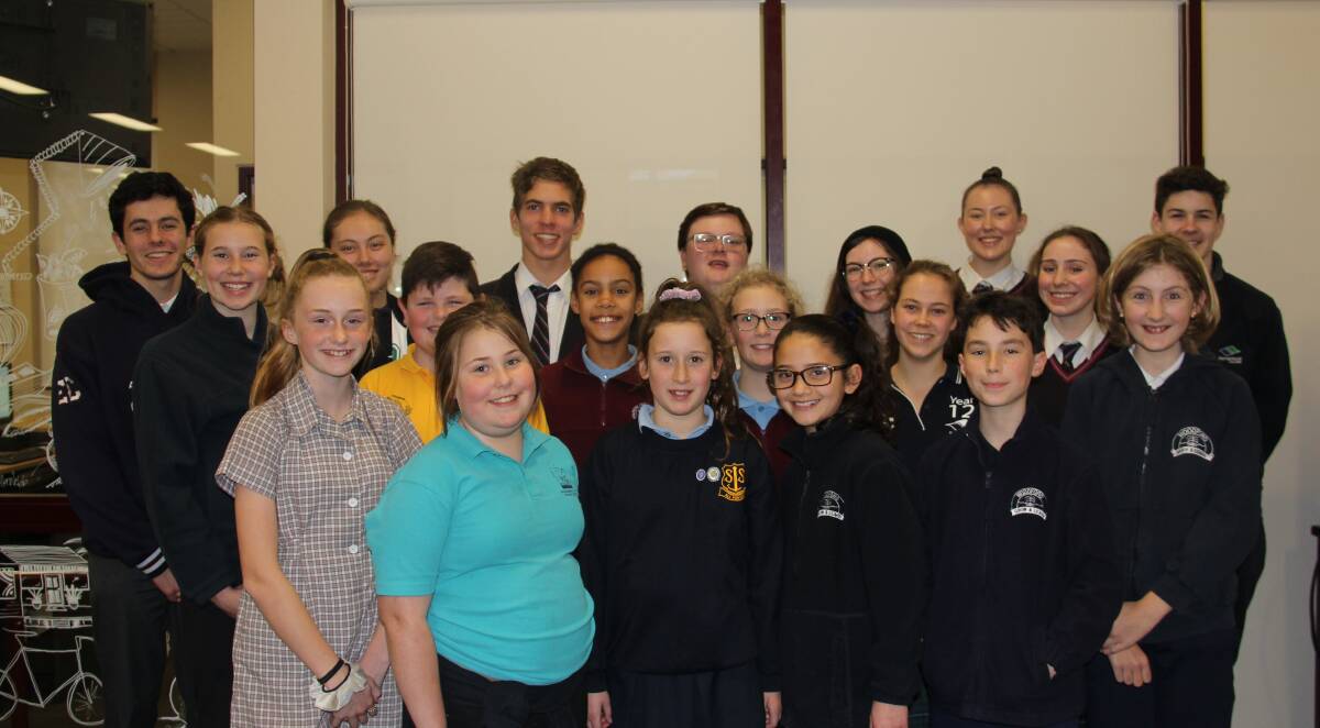 YOUNG LEADERS: The Senior and Junior Youth Councils discussed their plans for the community. 