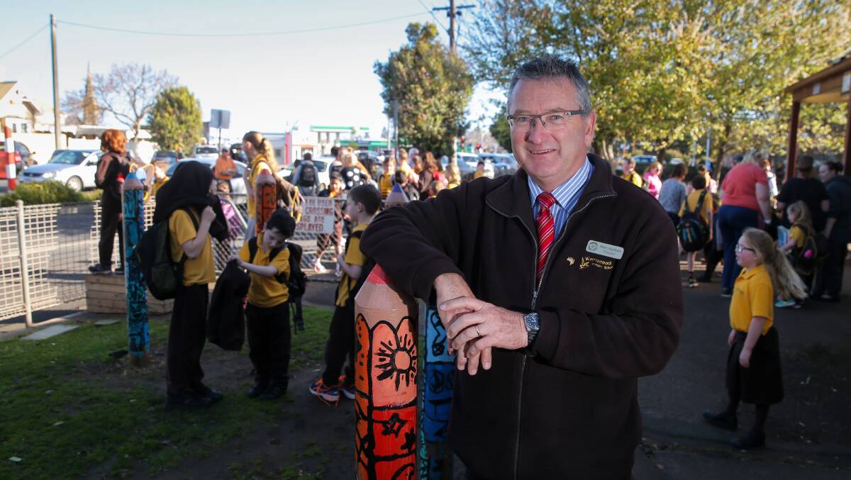 OPEN: Warrnambool Primary School principal Peter Auchettl said it was "business as usual" for south-west schools. 