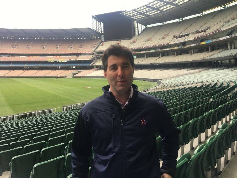 DREAM: A stint as a senior media advisor at the Melbourne Cricket Club has been a career highlight for Bradley Green. Picture: SUPPLIED