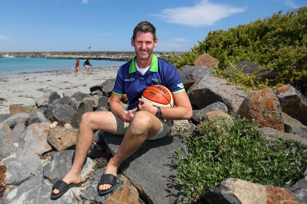 HOME: Shane Smith was appointed as the new senior coach of the Warrnambool Seahawks earlier this year. Picture: Morgan Hancock