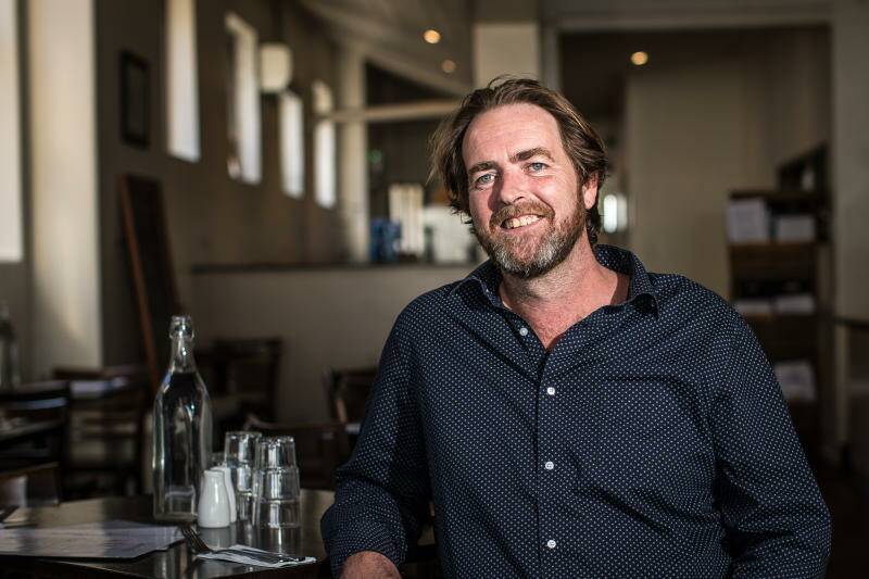 INNER STRENGTH: The life of Logan's Cafe owner Shane Timms changed when he was diagnosed with MS. Picture: Christine Ansorge