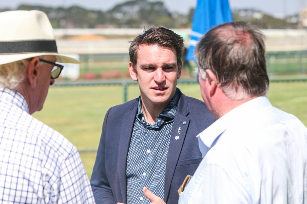 REAL BUZZ: Warrnambool Racing Club chief executive Peter Downs says the grandstand project is an exciting one. Picture: Morgan Hancock