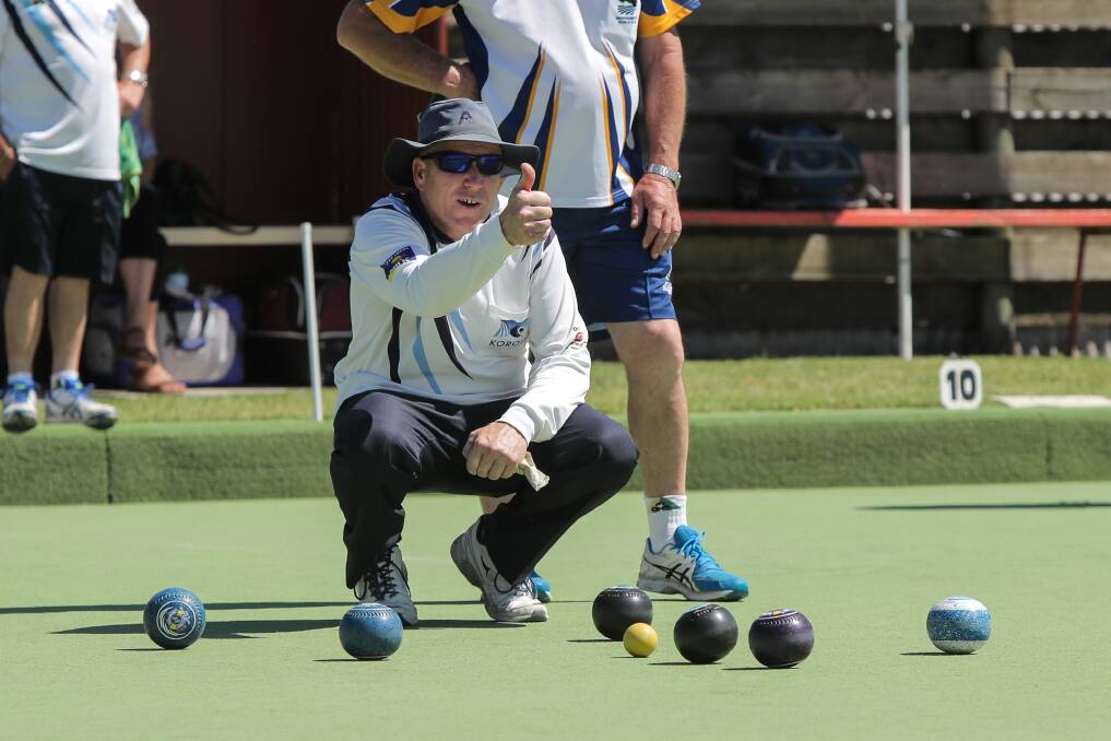 CHAMPION: Les Johnson got the job done for West Coast in the men's singles final. Picture: Rob Gunstone