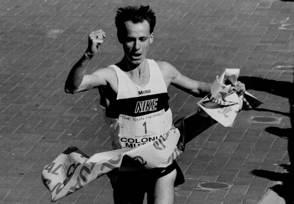 EXAMPLE: The exploits of Ballarat area athletes like Steve Moneghetti inspired amateur runners like Peter Martin. Picture: Ben Rushton