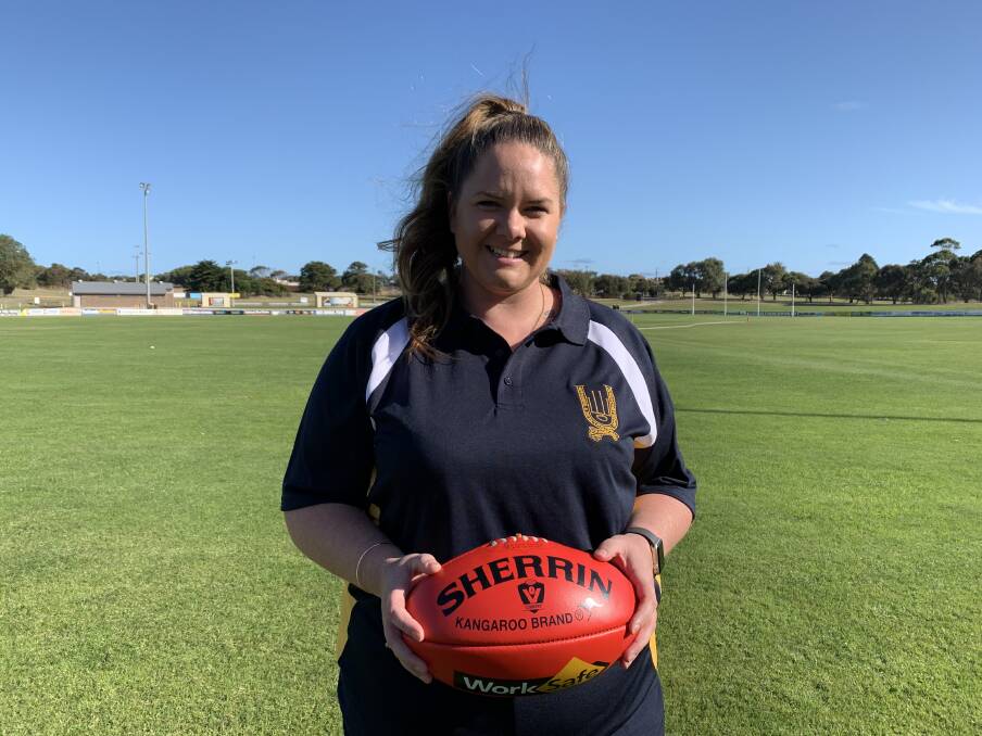 KEY ROLE: Nicole Downie is Warrnambool and District Football Umpires Association's new director of umpiring.