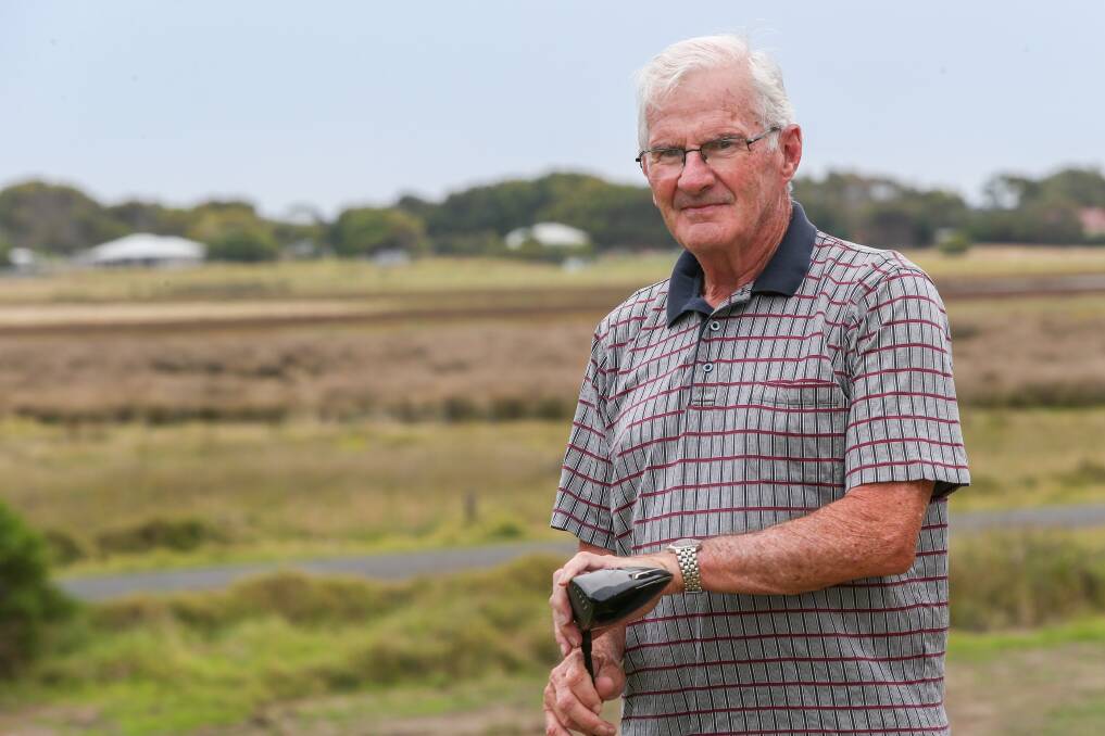 BUILT-IN SWING: Port Fairy golfer John Rahilly has enjoyed success despite being unable to devote a lot of time to practice. Picture: Michael Chambers