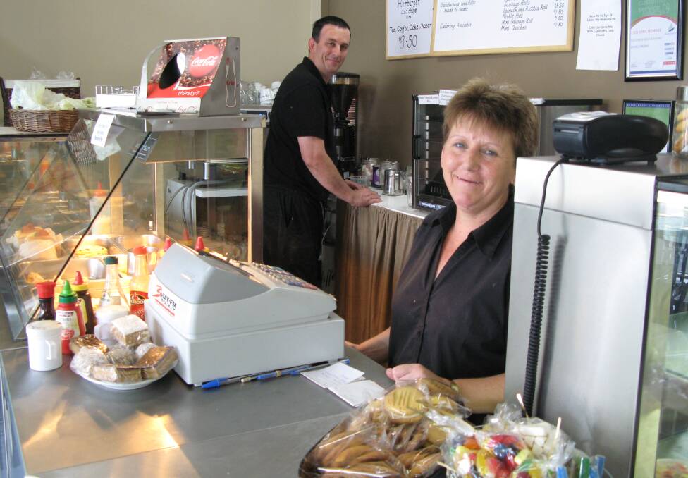 LONG HAUL: Frank Corona and his wife Jacqui have owned and operated the Clocktower Cafe in Warrnambool's Lava Street since 2008. 