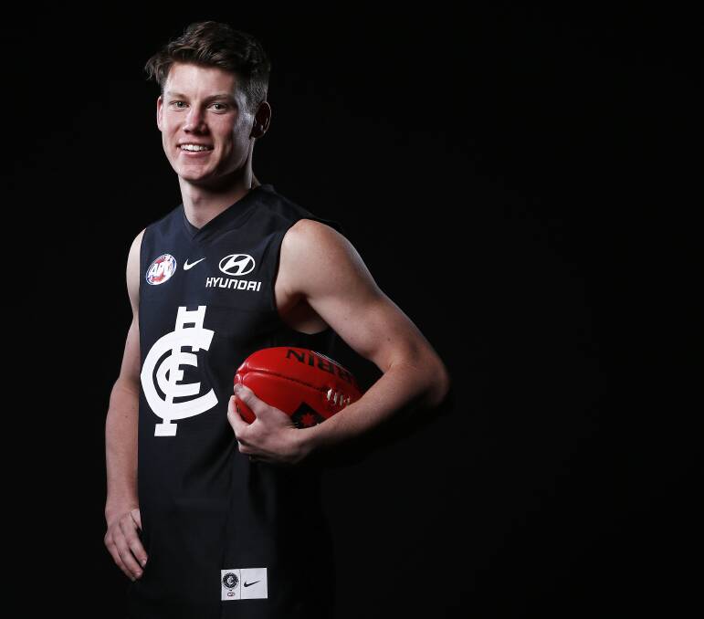 YOUNG GUN: Battistello believes that no. 1 draft pick Sam Walsh will become an AFL superstar for Carlton. Picture: AAP Image/Daniel Pockett