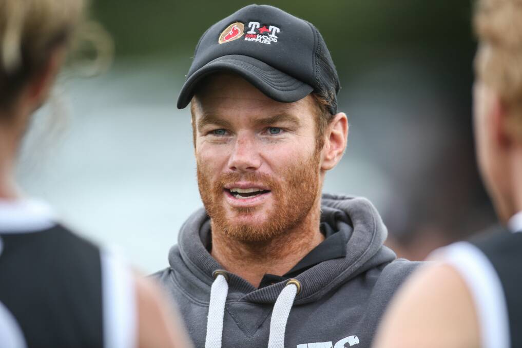 LEADER: Koroit's Isaac Templeton, who is yet to play this season due to injury, has been offering his teammates some advice. Picture: Amy Paton
