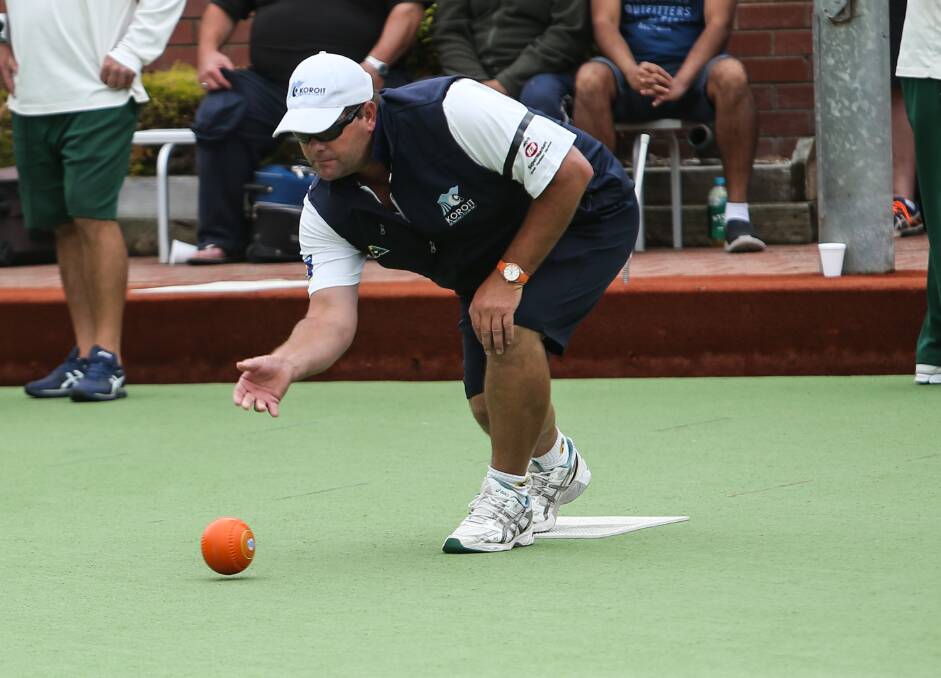 ON A ROLL: Koroit bowler Scott Boschen made it into the final 16 in the Vic Open at Shepparton.. Picture: Amy Paton