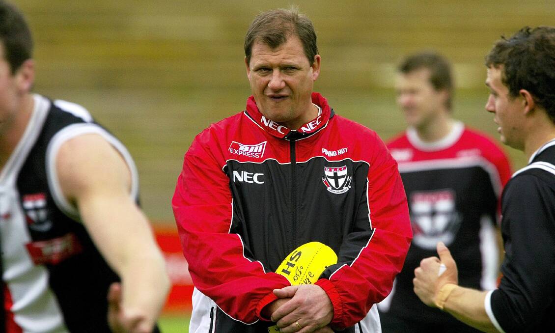 LEADER: Former Warrnambool captain-coach Grant Thomas went on to coach St Kilda in 123 games at the sport's highest level.