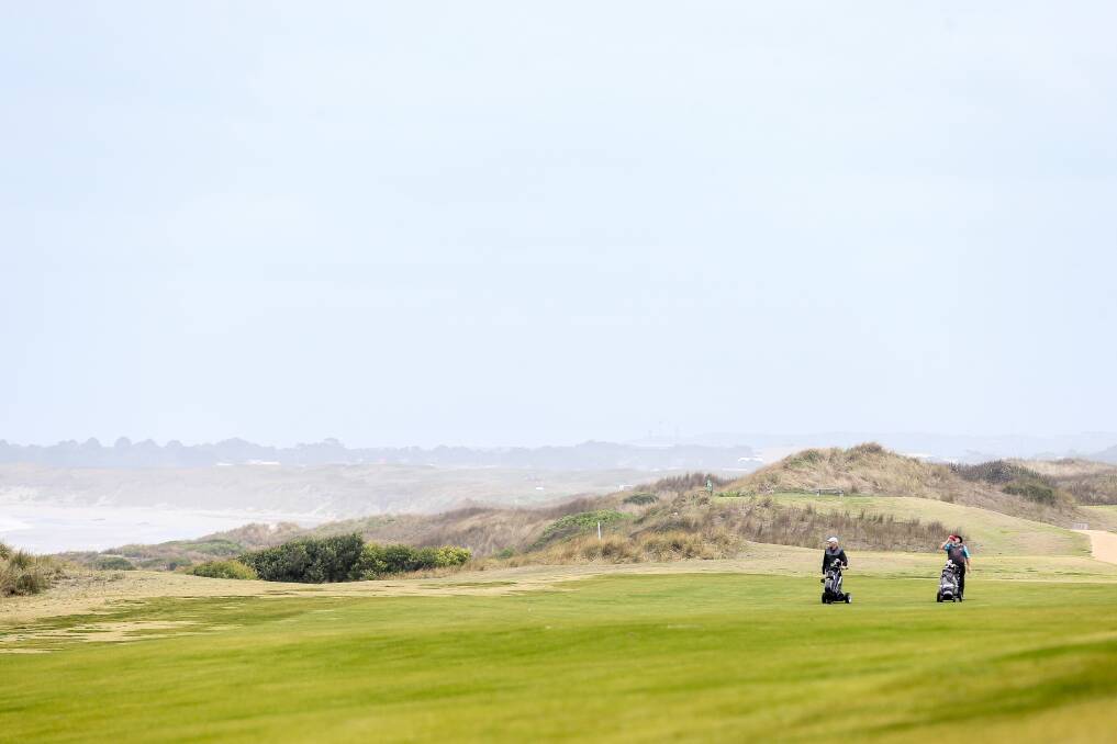 CHALLENGE: Port Fairy's golf course has been a happy hunting ground for Anne Dwyer. Picture: Christine Ansorge