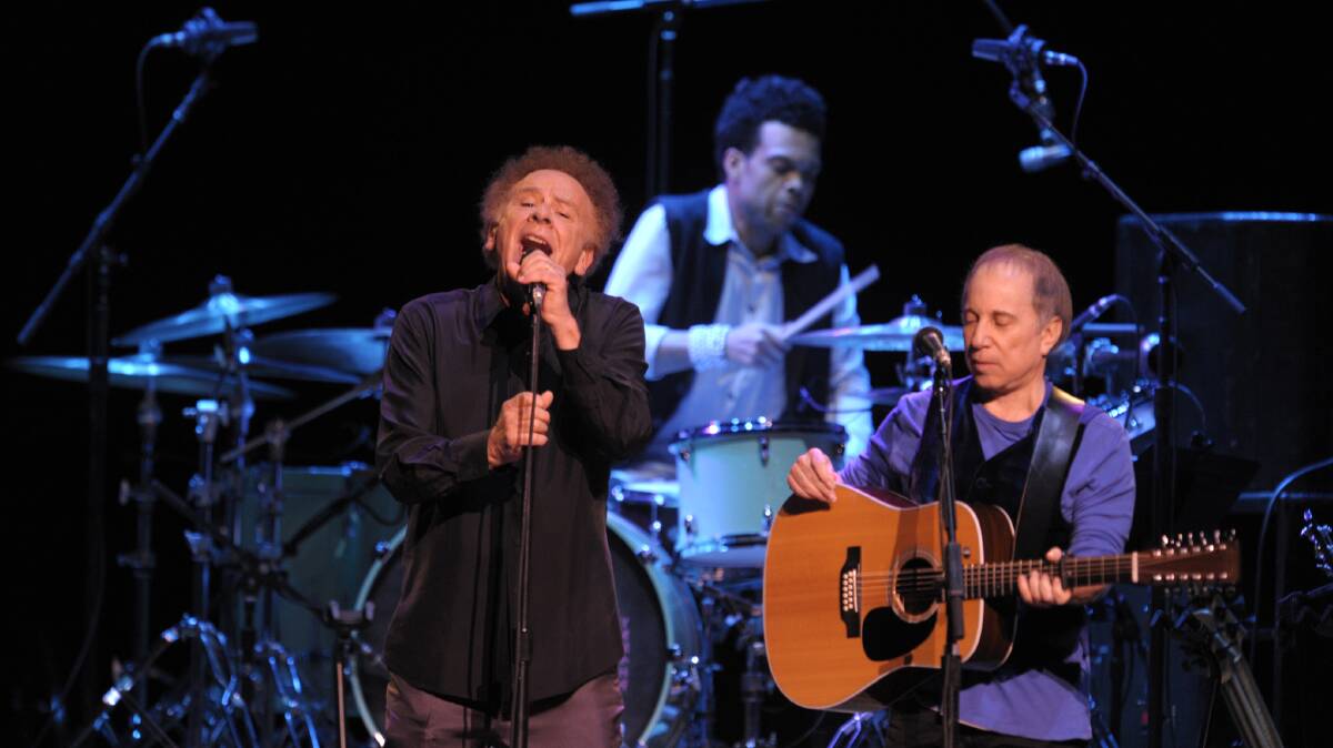 A show in Hamilton and Warrnambool this weekend will pay tribute to Simon & Garfunkel (pictured). Picture: THE AGE