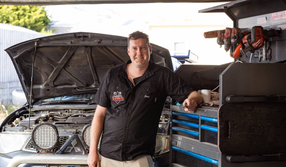 Daryl McGillivray is opening his own mechanic business in Warrnambool. Picture by Sean McKenna