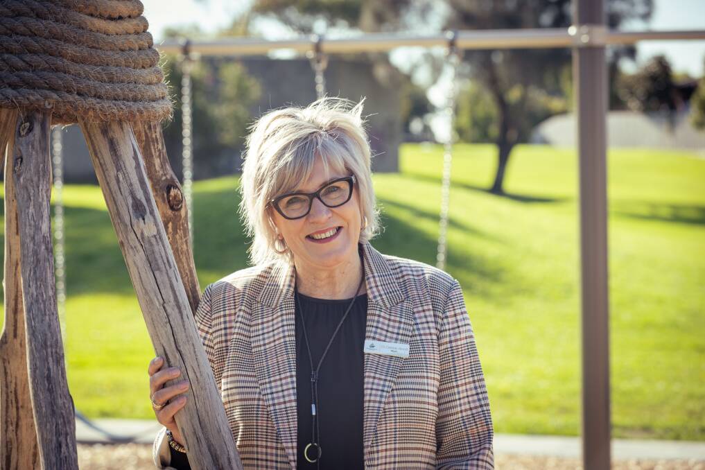 Mayor Debbie Arnott has urged residents to have their say on a proposal for a Neighbourhood House at the Pecten Avenue playground. Picture by Sean McKenna