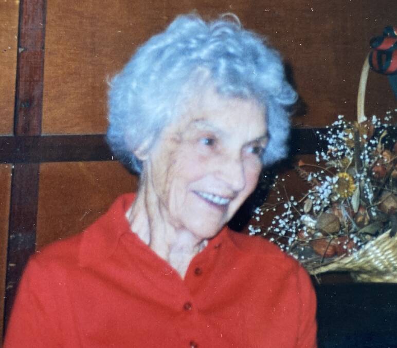 A picture of Molly Vafiades taken in the year before she passed away.