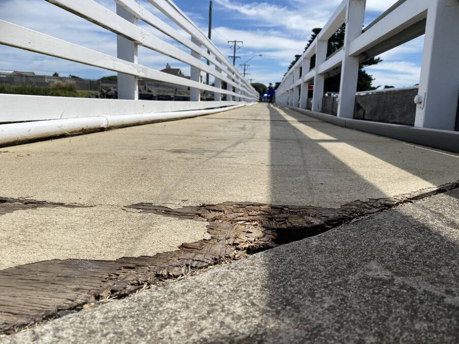 The South Warrnambool bridge has passed its used-by date.