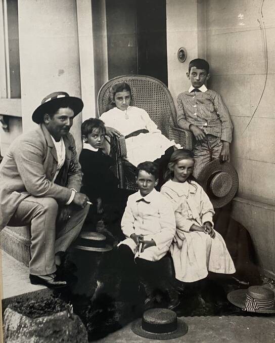 The Ware family at Murweh in the late 1800s including Rupert Murdoch's grandmother as a young girl (seated at the back).