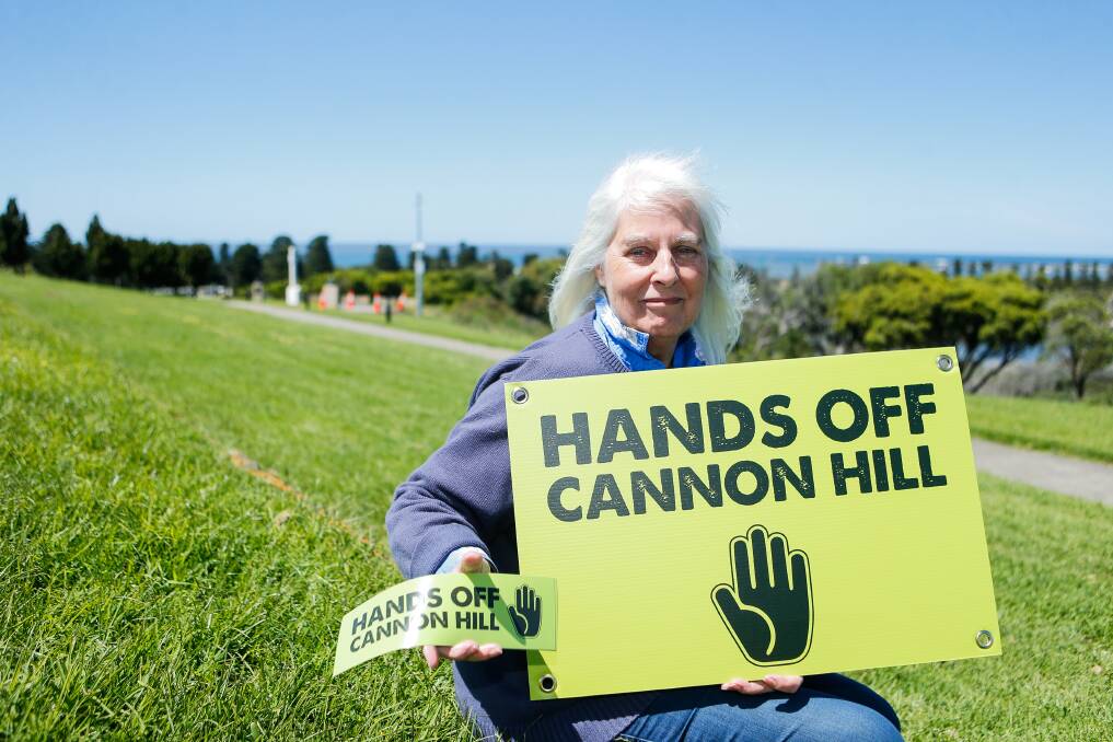 Tricia Houghton wants Cannon Hill left as it is and no art gallery put there. Picture by Anthony Brady