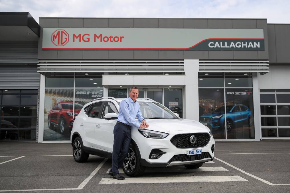 New range: Steve Callaghan says the business is expanding its car sales range to include MGs. Picture: Morgan Hancock