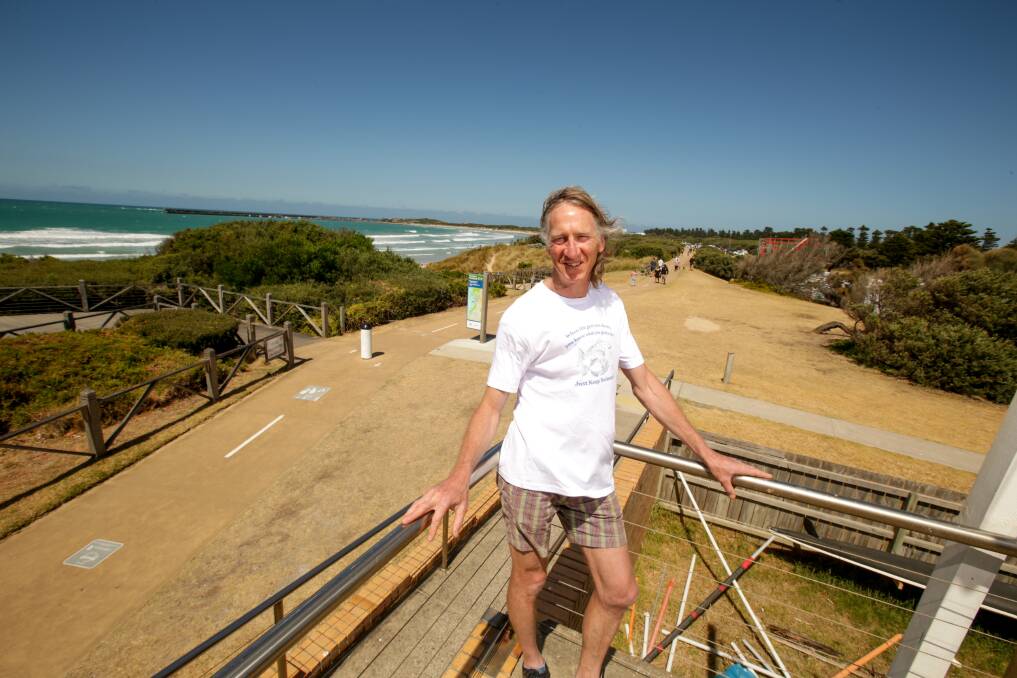 Grand plans: Warrnambool Neil Holland has some big ideas to "future-proof" the foreshore precinct as the region continues to grow. Picture: Chris Doheny