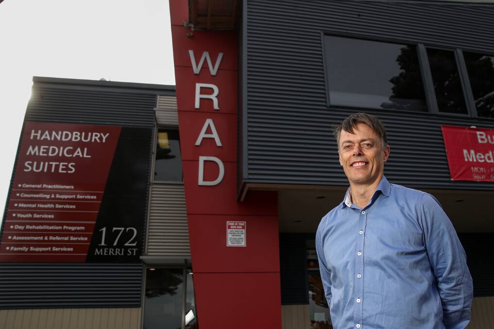 New service: WRAD's Mark Powell says its new after-hours service could take the pressure off the city's emergency department. Picture: Morgan Hancock