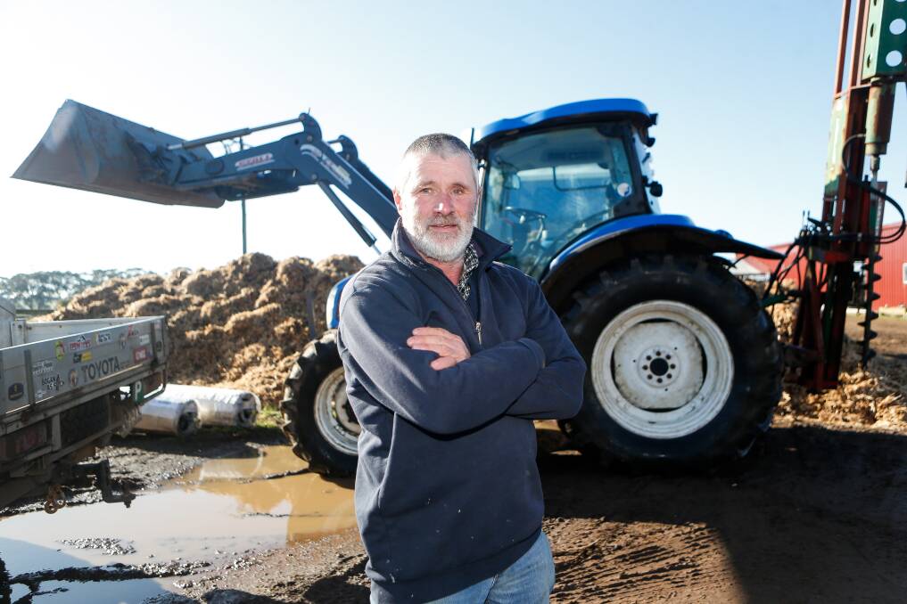 Safety: Dennis Rosolin wants farmers to think about safety after he suffered an horrific injury. Picture: Anthony Brady 